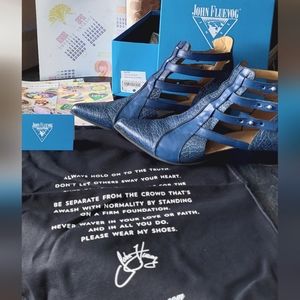 Fluevog Bekkie | Women's Size 11 | Blue